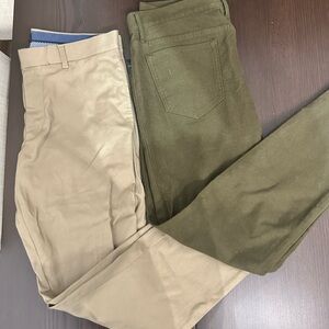 Men's Olive and Khaki Pants